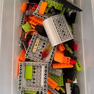 Lego Creative Block Set - Orange, Green, Black, Gray